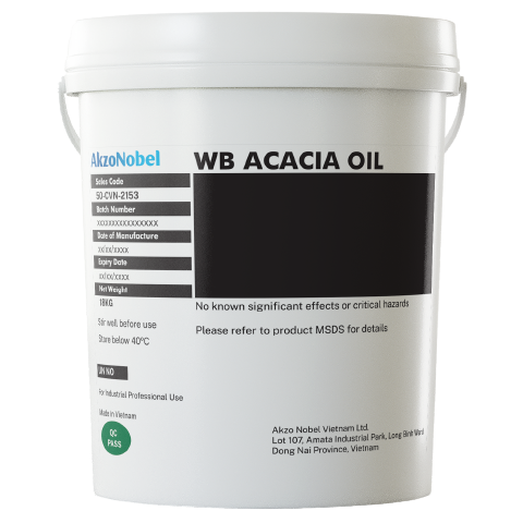 Dầu Acacia trong hệ nước